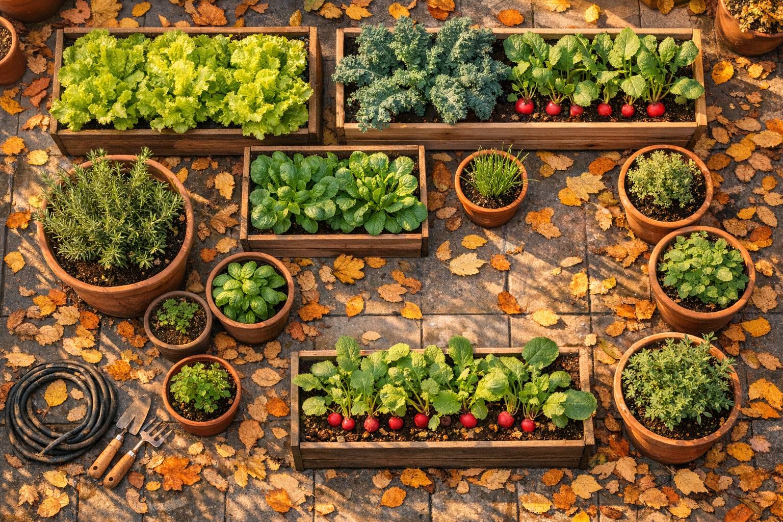 Qué plantar en otoño en tu huerto urbano de interior y exterior